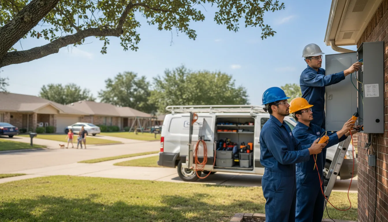 Certified electrician providing emergency electrical services in Brookfield, GA
